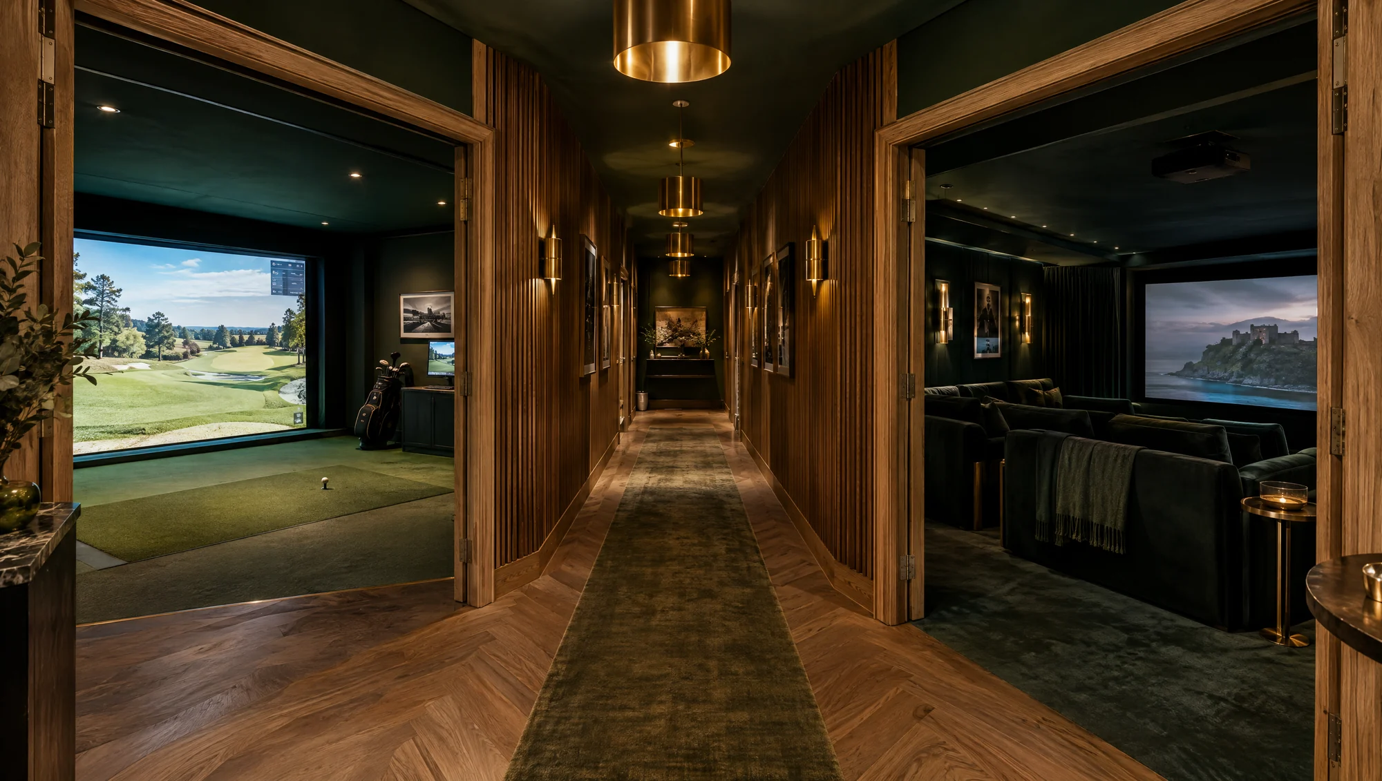 Bespoke StS Joinery Studio interior combining crafted timberwork and leisure technology
